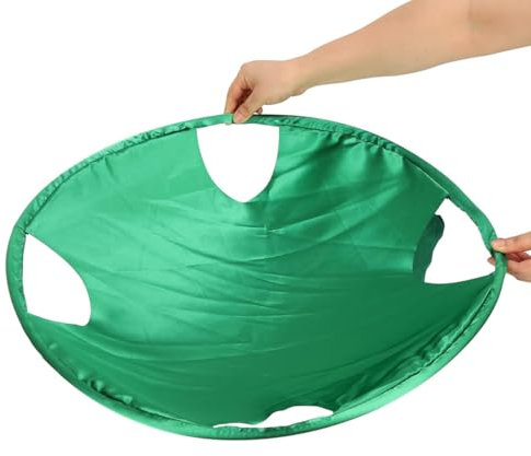 Tiardey Panier Pliable de 21 Pouces, Trier Vêtements Rond, Petit Linge