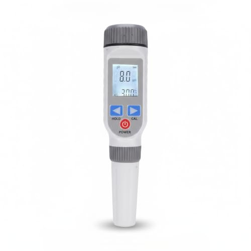 Telituny Digital Ph-mätare, Vatten Ph-testare med Temperaturkompensation, Hög Känslighet 0,00-14.00 Ph Intervall, för Akvarium, Hydroponics, Laboratorium, Livsmedelsindustri