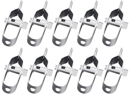 KESOTO Kit de 10 Conectores para Tensores de Eléctricas, Tensores de Alambre para Mallas, 120mm