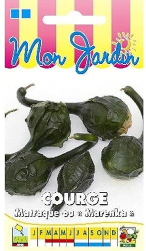 Sachet de graines de Courge Matraque Marenka - 3 g - légume décoratif - LES GRAINES BOCQUET
