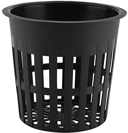 Garosa 10pcs Paniers Hydroponiques en Plastique - Pots de Germination pour Jardin Balcon et Culture Intérieure (Noir)