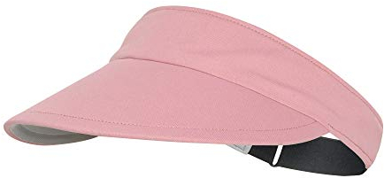 SAITAG Visor Cap Sonnenhut Sonnenschild Unisex, Mode Sonnenblende Verstellbar, Flexible und Faltbare Krempe für Golf Tennis Radfahren Angeln Laufen