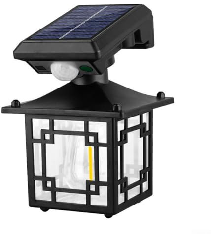 Luces solares de seguridad con sensor de movimiento para exteriores, montaje en pared, 3 modos LED, impermeable, IP65, lámpara de mano, para puerta delantera, valla, garaje, jardín, patio, camping