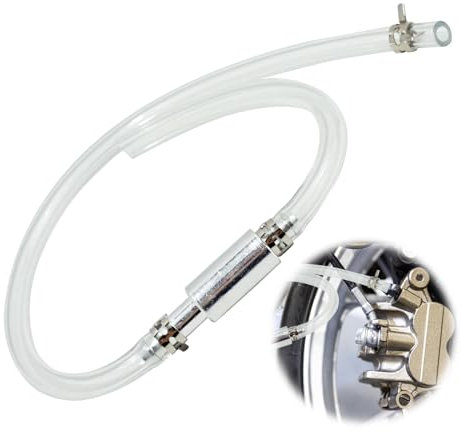 Eddrfy Kit Purge Frein Moto, Flexible avec Clapets Anti-Retour, Purgeur de Frein, Taille 12x8x2 cm, Outils de Maintenance pour Système de Frein de Moto