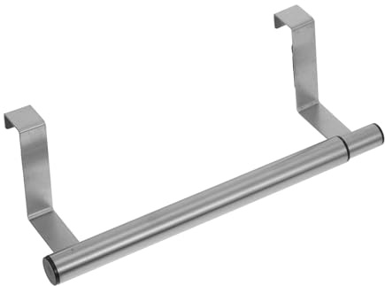 TOYANDONA Toallero Versátil de Acero Inoxidable para Cocina, Barra Telescópica sin Clavos para Guardar Toallas Gabinete, Diseño Práctico y Resistente