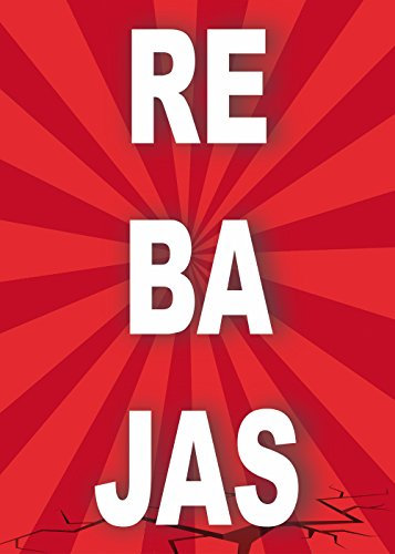 Oedim Lona Rebajas | Lona impresa a todo color 1 cara | 50 cm x 70 cm | Resistente a exteriores | Facil limpieza y colocación