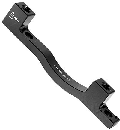 Bike Disc Brake Adaptor, 1pcs Aluminium alloy Cycling Brake Adaptor with 2pcs for Front V Brake Caliper PM