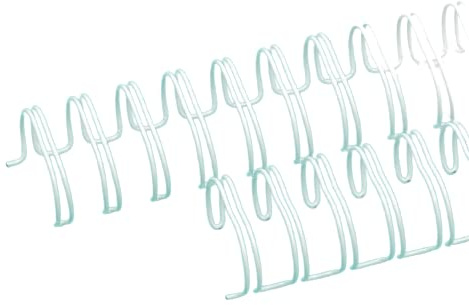 Craftelier - Lot de 2 Classeurs à Double Anneaux pour Albums, Carnets, Agendas ou Calendriers | Idéal pour le Scrapbooking et les Projets Artisanaux | Ø 2,54 cm (1) - Couleur Blanc