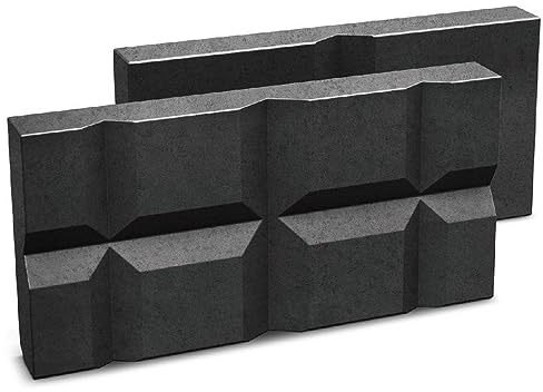 FEIN Erhöhungsbacken 60 mm I Schraubstock Backen für FEIN VersaMAG I Schraubstock Schutzbacken I Geeignet für Flach- & Rundmaterialien bis ⌀ 100 mm