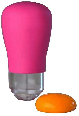 ExcellentFashion Divisore d'Uovo di Aspirazione - Separatore per Tuorlo e Bianco in Silicone - 1 Pezzo Rosa
