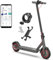 Faltbarer Elektroroller für Erwachsene, 8,5 Zoll / 10,4 Ah Akku der Klasse A, Laufzeit 25~35 km, App-Anschluss, mit Schloss und Telefonhalterung