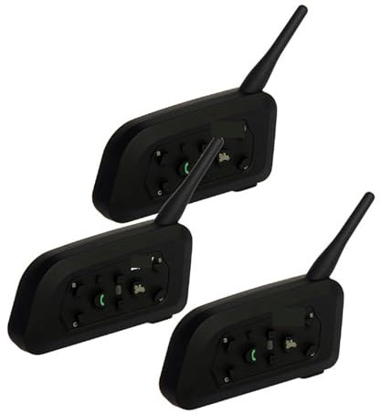 Sistema de intercomunicación, Intercomunicador for de motocicleta for 6 conductores BT, auriculares inalámbricos for interfono de motocicleta,Calidad de sonido nítida