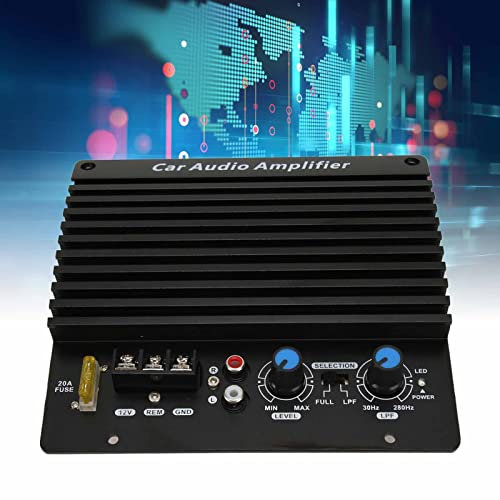 SustVita 1000W Car Power Amplifier, High Power Car Audio Amplifier Amp Board for Powerful Bass Subwoofer Board 12V, Ideal for 8-12 Inch Speakers