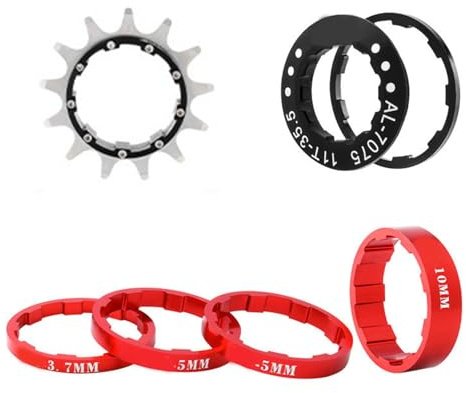 Ruota libera per mountain bike ad alta resistenza Volano a velocità singola in acciaio Biciclette Cassette Cogs Bike Ruote libere Facile da usare Volano a velocità singola