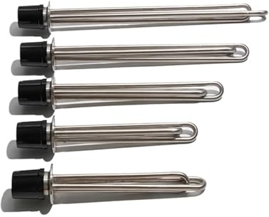 eufeifeiegds Bride de fixation for élément chauffant brassage 1,5 pouce Tri Clamp 220 V,5/2,5/3,5/4,5/5, kW, chauffe-cuve 360 ​​mm, tuyau à ébullition instantanée(220V 2.5KW 215mm)