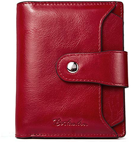 BOSTANTEN Leather Womens Wallet Small RFID Blocking Credit Card Holder