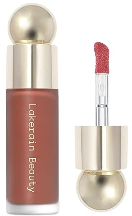 Duoffanny Liquid Blush Soft Cream Face Blush, Long-lasting Blendable Lightweight Moisturizing Beauty Makeup for Cheeks, Natural Looking Matte Finish Dewy Skin Tint (#05 Love)