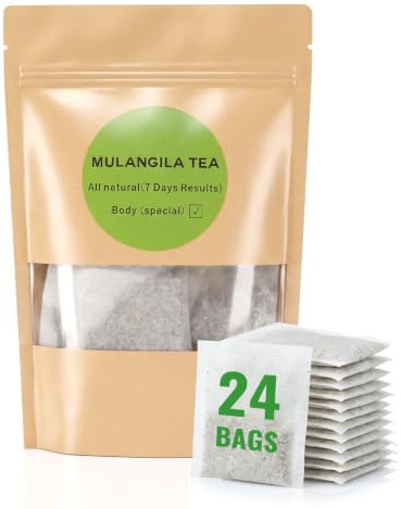 Detox Tea – Natural Slim Tea for Bloating Relief, Gut Health & Daily Body Cleanse, Herbal Debloat Tea with Senna & Ginseng, Colon Cleanse Tea for Women, 24 Tea Bags