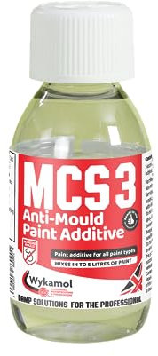 Anti Mould Paint Additive | Transform Any Paint into Mould-Resistant Coating | Perfect for Bathrooms, Kitchens | Mixes with 5 litres of Paint | Eco-Friendly Protection Against Mould & Mildew | 100ml