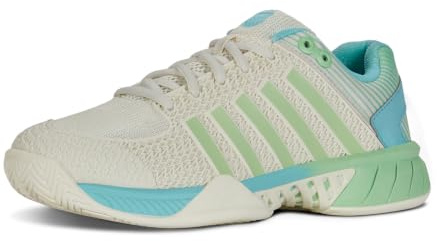 K-Swiss Express Light Pickleball, Scarpe da Tennis Donna, Egret Patina Green, 38 EU