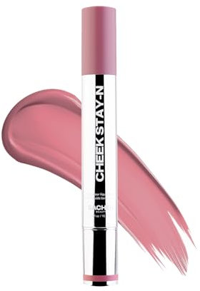 Sacheu Cheek STAY-N Liquid Blush for Cheeks — High Pigment, Buildable, Lightweight Cream Blush Infused With Squalane, for Dewy & Radiant Flushed Cheeks — Long-lasting & Cruelty Free, I'm Guilty