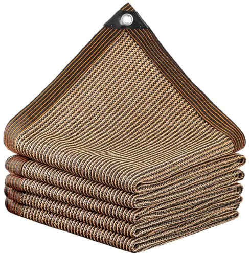 Paño de Sombra Malla Sombreadora Sun Toldo Vela de Sombra Anti-Âge, Ligera y Duradera, para Invernaderos Pergolas Jardin Patios Piscinas Plantas(7x13.0m(23.0'x42.7'))
