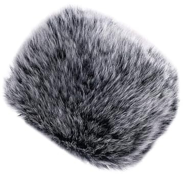 Cabilock Copertura per Microfono Peloso in Peluche Effetto Protettivo e Filtro Antivento per Microfono, per Registrazioni e Blocco della Saliva