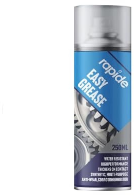 MSQUARE Easy Grease Lubricant Spray, Multi-Purpose, Long-Lasting Protection, Anti-Wear, Corrosion Resistant, Ideal for Automotive, Industrial, Garage & Household Maintenance, 250ml (Pack of 1)