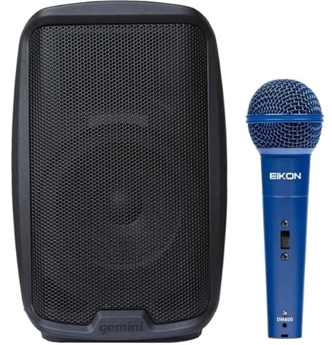 IMPIANTO AUDIO 841 PACK con diffusore 8 e microfono cardioide, per scuole, tavernette, discobar, feste, karaoke ecc.
