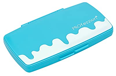 PROfezzion Custodia per Scheda di Memoria a 36 Slot Memory Card Case Supporto per Scheda SD Antiurto per 12 x SD SDHC SDXC + 24 x Micro SD SDHC SDXC/TF Card Storage, Blu