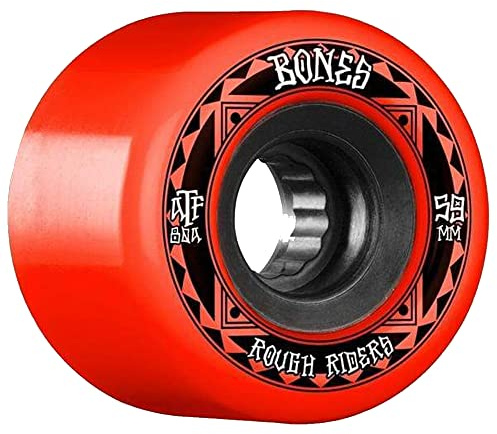 Bones Roues Skate (x4) ATF Rough Riders Runners Rouge 80A 59mm Rouge