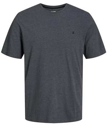 JACK & JONES Male T-Shirt Einfarbig Rundhals T-Shirt