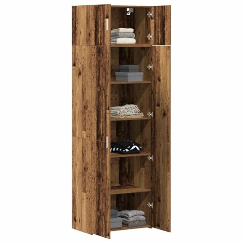 vidaXL Armario de Almacenamiento 2 uds. Madera Vieja