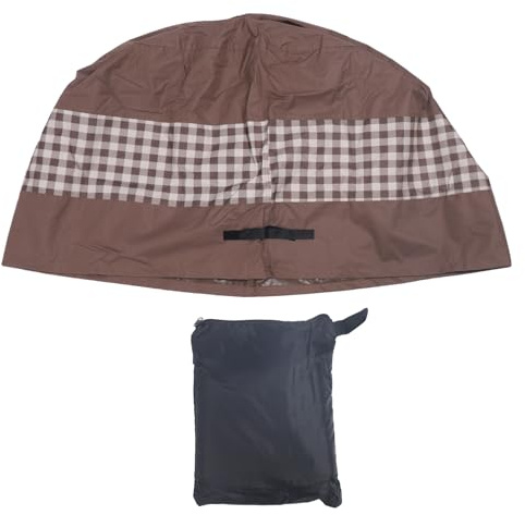 Cubierta para Parrilla de Barbacoa, Cubierta Protectora de poliéster Resistente al Agua para Parrilla de Gas al Aire, Cubierta Completa para Parrilla de Barbacoa Resistente a la