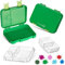 My Vesperbox – Len - Bento Box Kinder - Lunchbox mit 4+2 Fächern - extrem robust – Brotdose – Brotbox ideal für Kindergarten und Schule… (Grün)