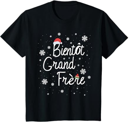 Bientôt Grand Frère Annonce de Grossesse Cadeau T-Shirt
