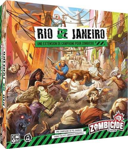 Asmodee - Cmon - ZOMBICIDE Förlängning: Rio Z Janeiro - brädspel - brädspel - Figurinspel - för vuxna och barn från 14 år - 1 till 6 spelare - svensk version