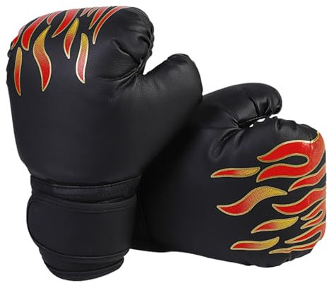 PLUSHCEWT Kinder Boxhandschuhe PU Boxhandschuhe Junior Jungen und Mädchen Junior Sparring Gloves 6 oz Boxing Gloves für Boxen MMA Muay Thai Kickboxen Kamp
