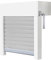 Schellenberg 39045 39045-Juego Ventana, Sistema de persiana Enrollable, PVC, 75 x 50 cm, Color Blanco/Gris, se Puede acortar en Altura, Ancho, Incluye Aislamiento EPS y Accesorios para Montaje en casa