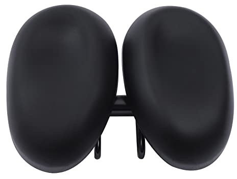 Selle de vélo confortable sans nez Absorption des chocs Double Pad Selle de vélo ergonomique souple réglable Siège de vélo approfondi Siège de vélo étanche Couverture de selle de VTT pour VTT