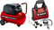 Einhell Kompressor TC-AC 200/24/8 OF (1200 W., max. 8 bar, 24 l-Tank, 180 l/min Ansaugleistung, Drehzahl 15000 min^-1, Druckminderer, Manometer, ölfrei, inkl. 10-tlg. Druckluftset)
