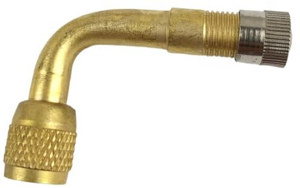 Rallonge De Valve Pour Pneus De Vélo - Adaptateur De Valve, Coupleur De Valve | Rallonge Universelle Pour Gonflage De Pneus De Moto Avec Coude À 90 Degrés, Rallonge De Valve Pour Voitures, Camions