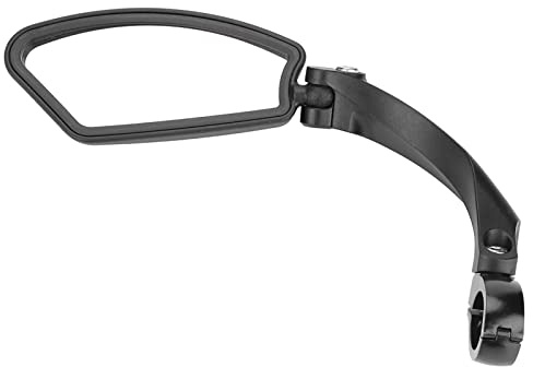 Fahrradlenkerspiegel, Fahrradrückspiegel, 360-Grad-Drehung, Elektrofahrradspiegel für Lenker von 21 bis 26 mm (Links Rückspiegel (HF-MR080L))