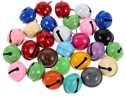 DECHOUS 100pezzi Campanello Piccolo e Gatti Ciondolo in Colorato per Animali Domestici Campanello e Decorazione Natalizia Pz Colore Casuale