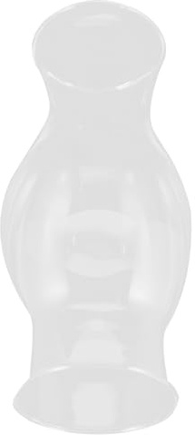 ibasenice Coprilampada in Vetro per Lampada a Olio Vintage, Paralume lungo Diametro 7,5 Cm, Protegge la Fiamma, per Decorazione Casa e Stile Retrò
