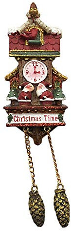 Christmas 3D Germany Cuckoo Clock Refrigerator Fridge Magnet Tourist Souvenirs Handmade Resin Craft Magnetic Stickers Home Kitchen Decoration Travel Gift