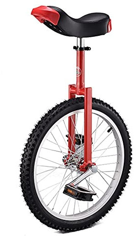 Monociclo de rueda de 20 pulgadas para adultos, asiento ajustable, ejercicio de equilibrio, divertido, bicicleta, fitness, scooter, circo, carga 150 kg