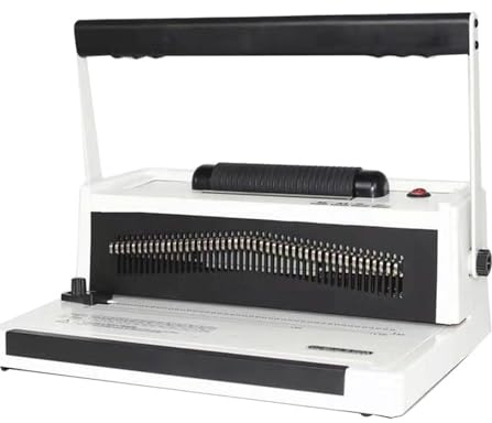Máquina de encuadernación, S20A Electric Card Loose-Leaf Punching Machine Spiral Plastic Ring Binding And Punching Machine Single Coil Binding Machine,Material de oficina