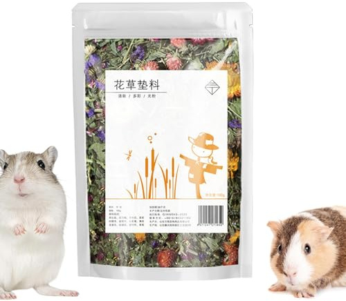 Ropa de cama para chinchilla Flores naturales cómodas y absorbentes