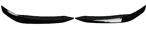 Wakects Alerón Lateral del Parachoques Delantero, Reemplazo del Divisor de Envoltura de Labios Negro Brillante para CLA-Class C118 AMG-Line CLA45, Mejora la Aerodinámica y el Estilo, Protege el